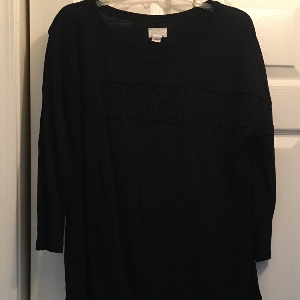 Caslon Size M black tunic